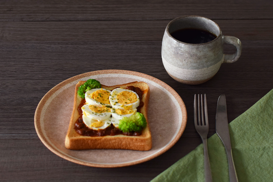 焼きカレートースト