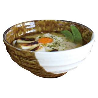 伊羅保丼 ブラウン