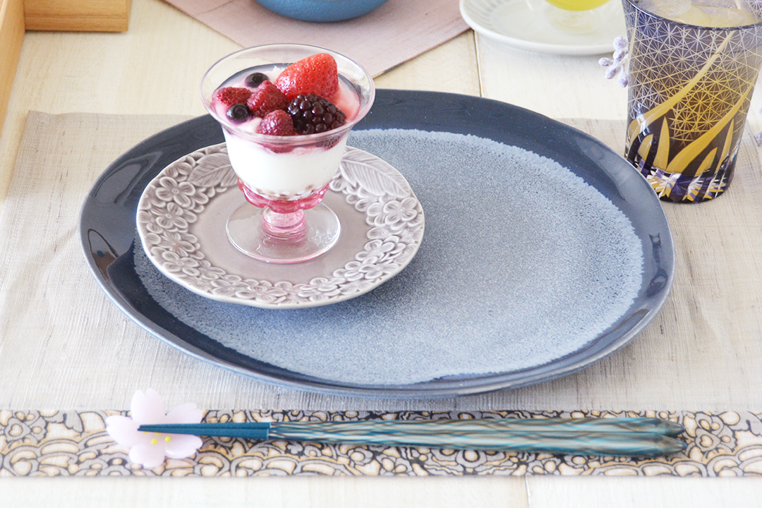 クレタプレート L グレー