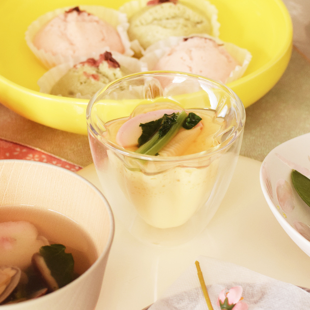 耐熱二層グラスペア さくら