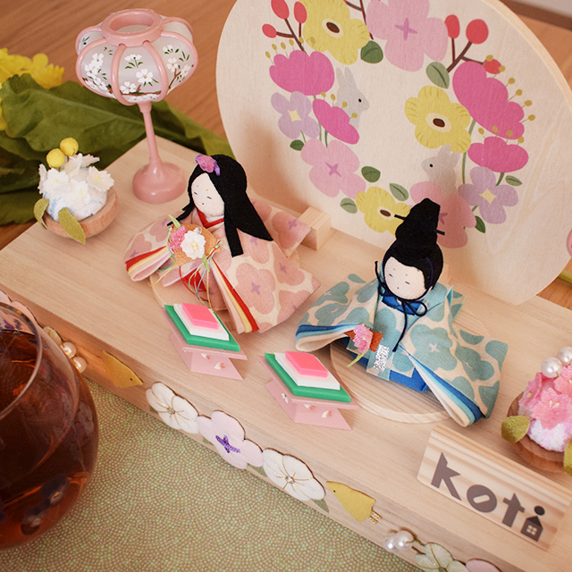 kotiふわふわお花雛