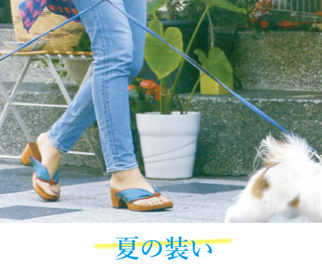 hitete下駄 スタンダード 畳縁･ターコイズ/ワイン かぐらや KC-26 M