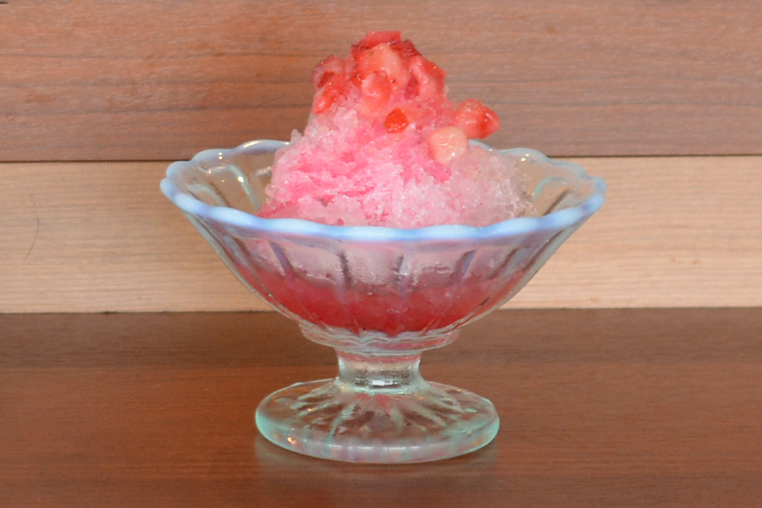 濃厚イチゴのかき氷
