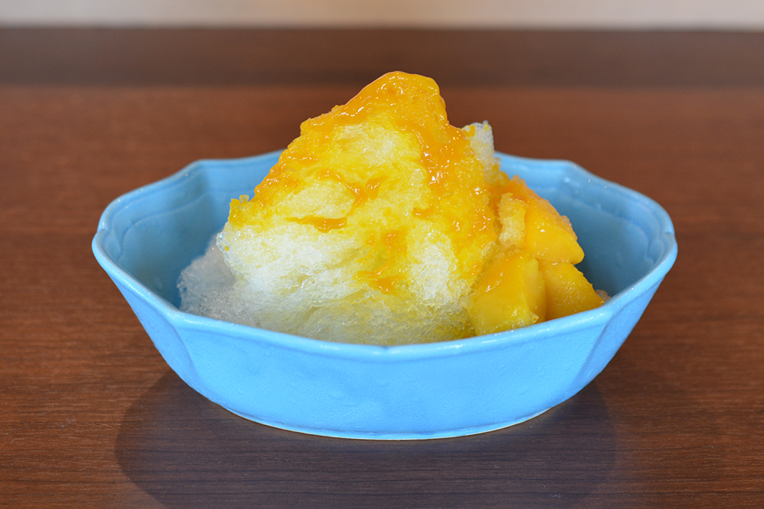 マンゴーのかき氷