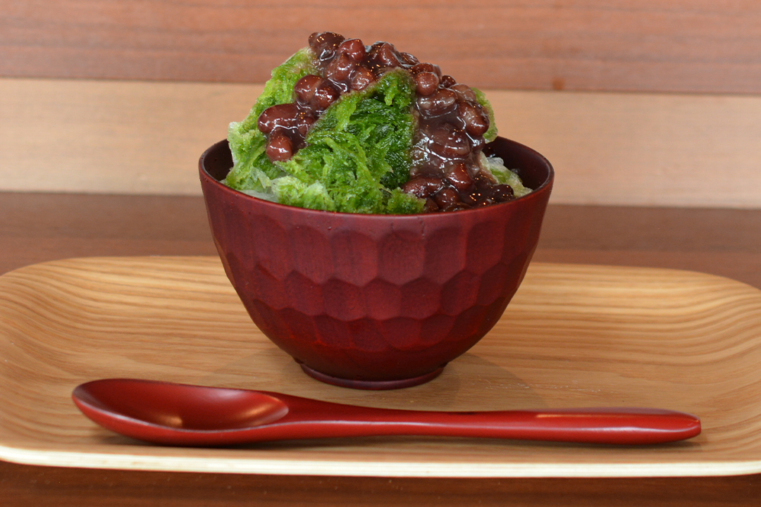 宇治金時のかき氷