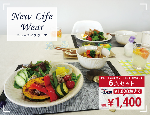 ニューライフウェア6点セット