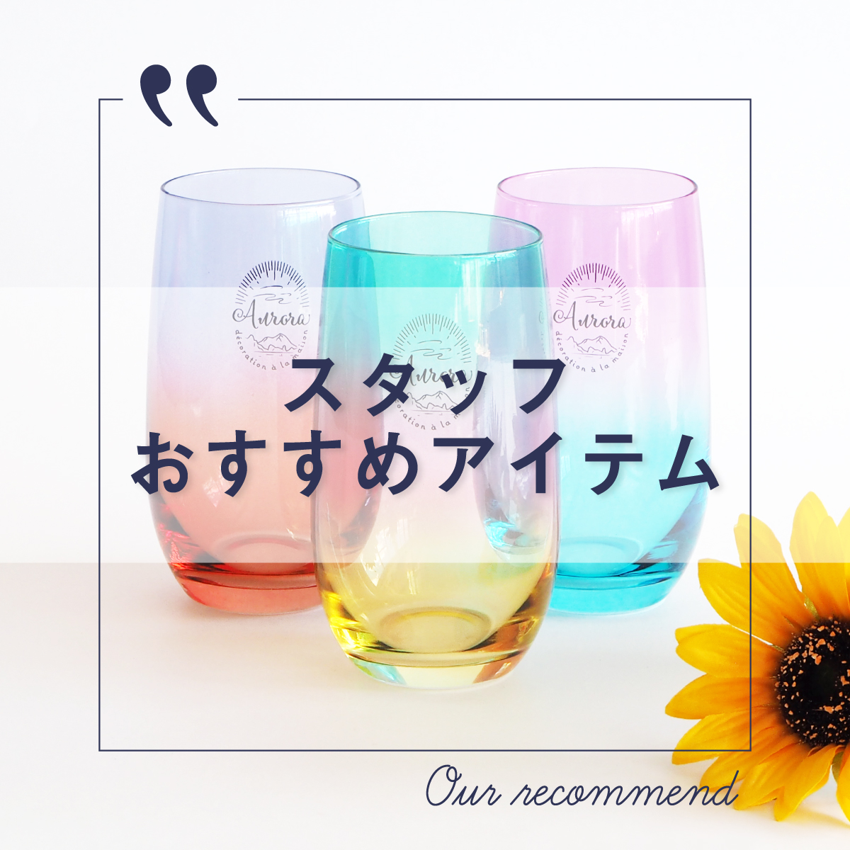 2022年6月7日更新 “スタッフおすすめアイテム 5選”