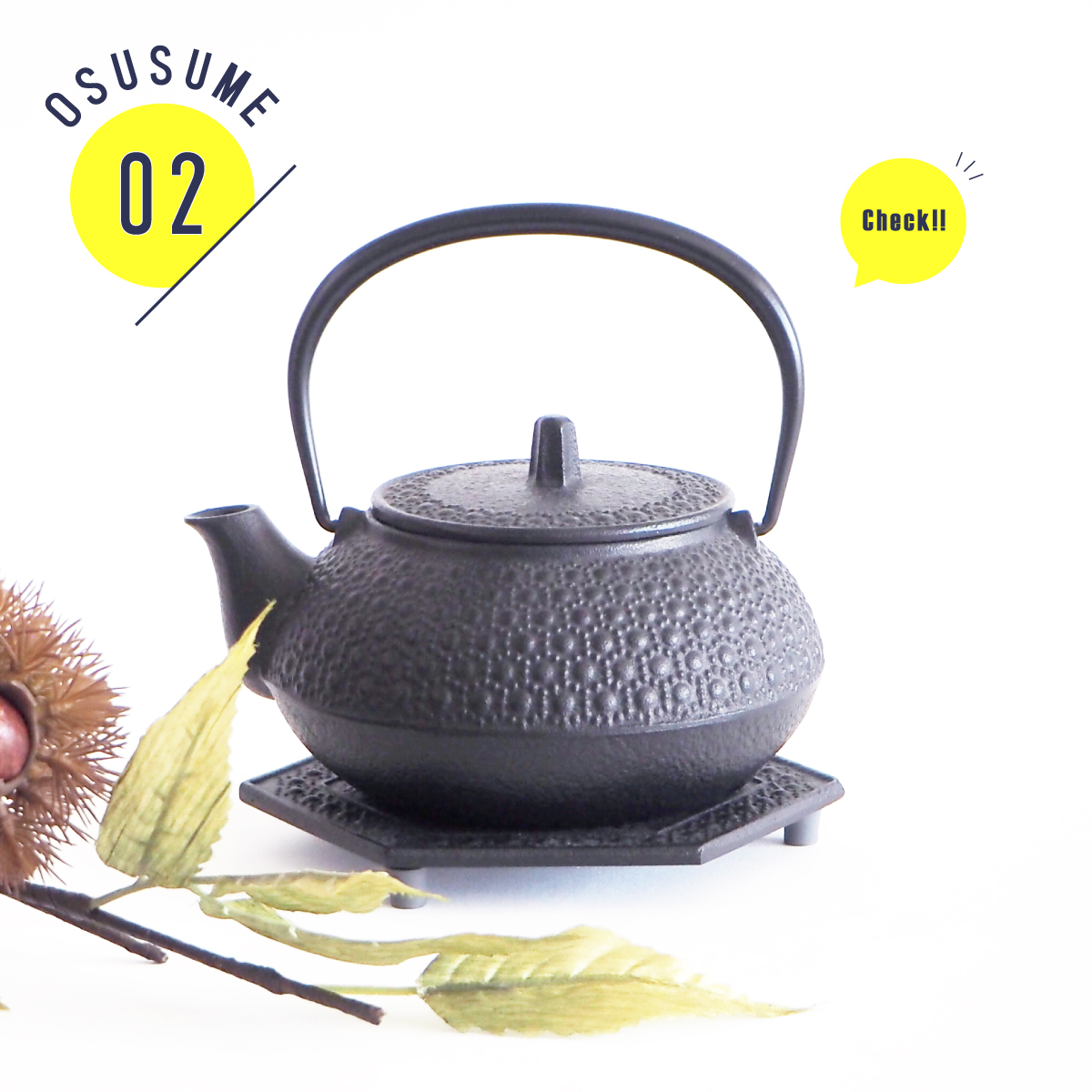 新亀甲 急須セット 5型