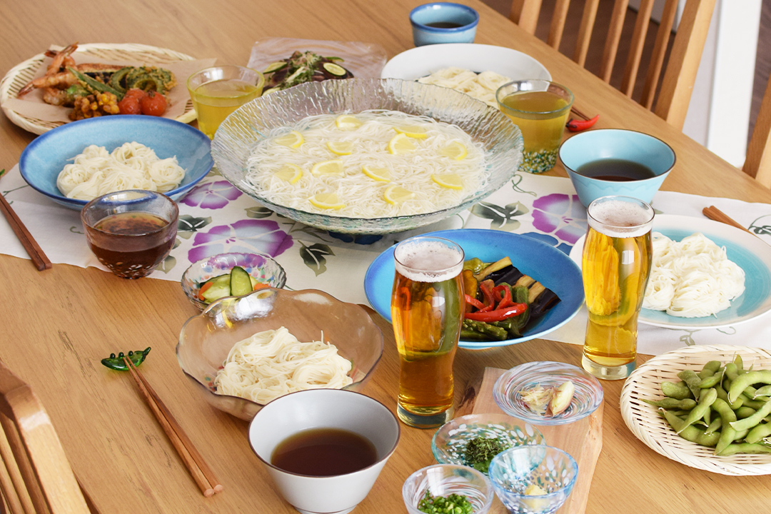 硝子のうつわをお迎えして五感で感じるにっぽんの夏