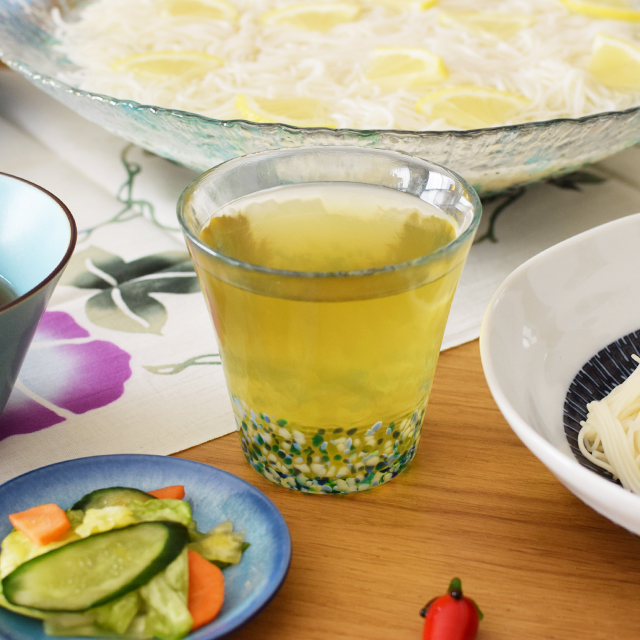 にほんの色グラスペア 夏の花