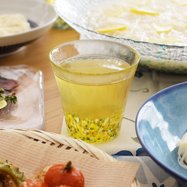 にほんの色グラスペア 夏の花