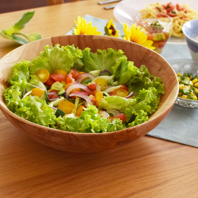 チークウッド ボウルALM007