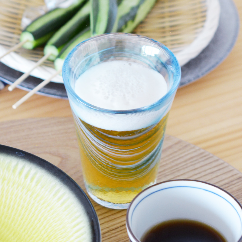 焼酎グラスL 青