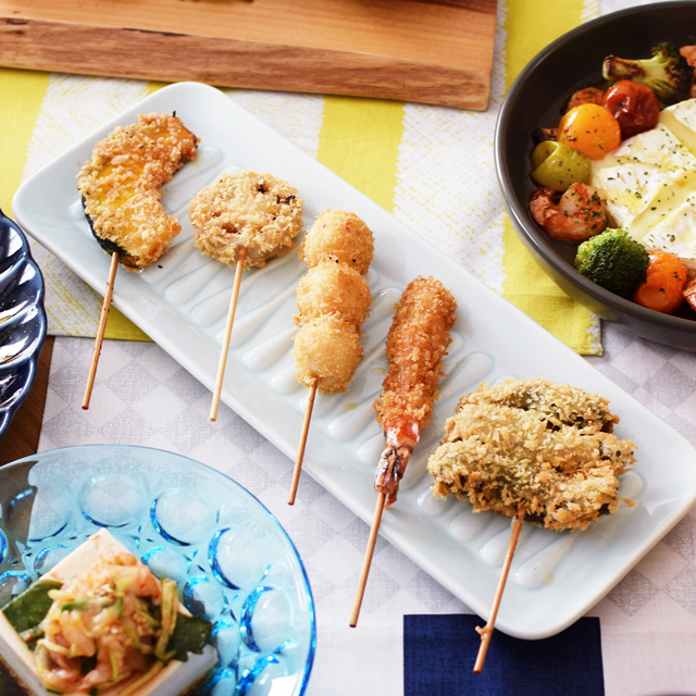 サラエット魚皿 ブルー