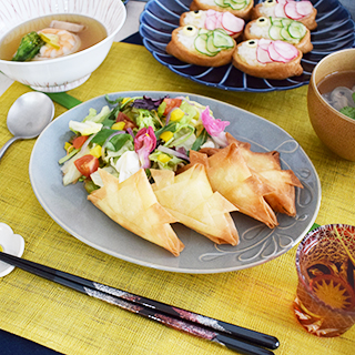 ノクターン楕円プレート24㎝ グレー