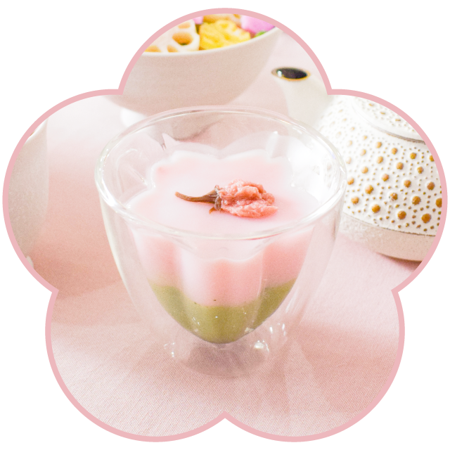 耐熱二層グラスペア さくら