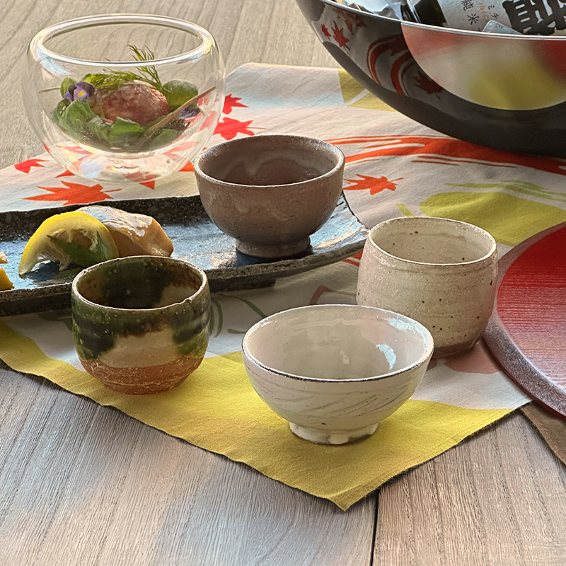 美濃銘窯 ぐい呑み揃