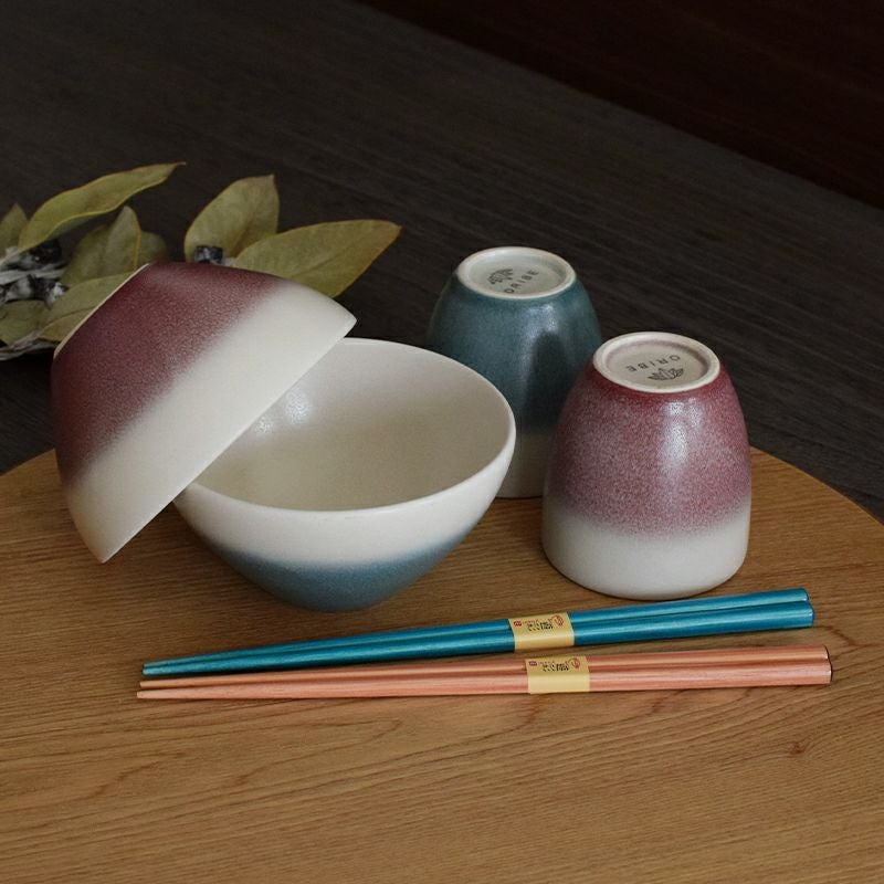 あけぼの夫婦揃｜ギフトにも最適｜和食器通販｜織部 Online Store【公式】
