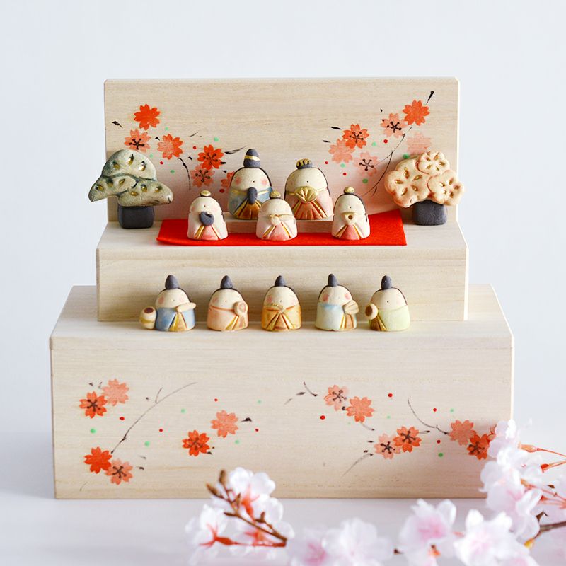 五人雛 木箱飾り｜和食器通販｜織部 Online Store【公式】