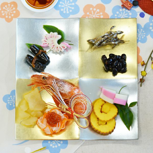 金銀市松 ガラス 4仕切｜和食器通販｜織部 Online Store【公式】