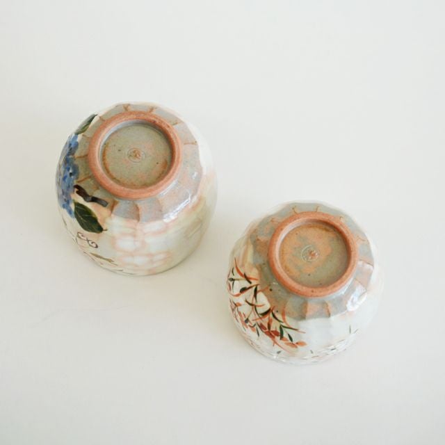 四季草花 組湯呑｜和食器通販｜織部 Online Store【公式】