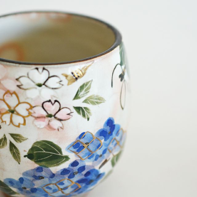 四季草花 組湯呑｜和食器通販｜織部 Online Store【公式】