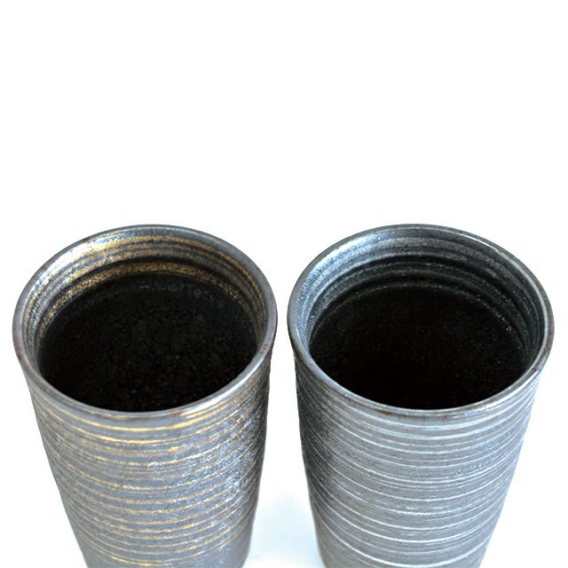 晶金銀彩 麦酒杯 ペア｜和食器通販｜織部 Online Store【公式】