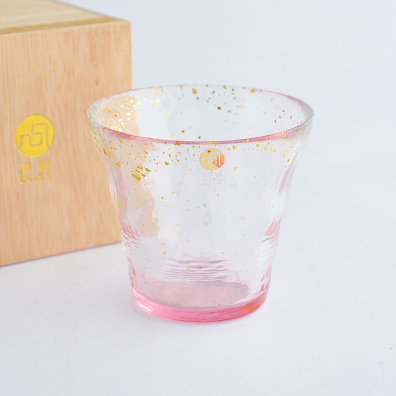 金彩 ロックグラス 桜