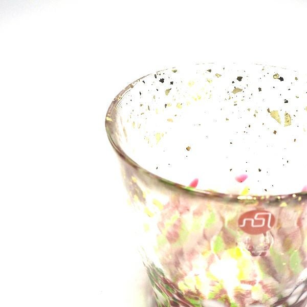 プレゼントにおすすめ金彩ロックグラス 春