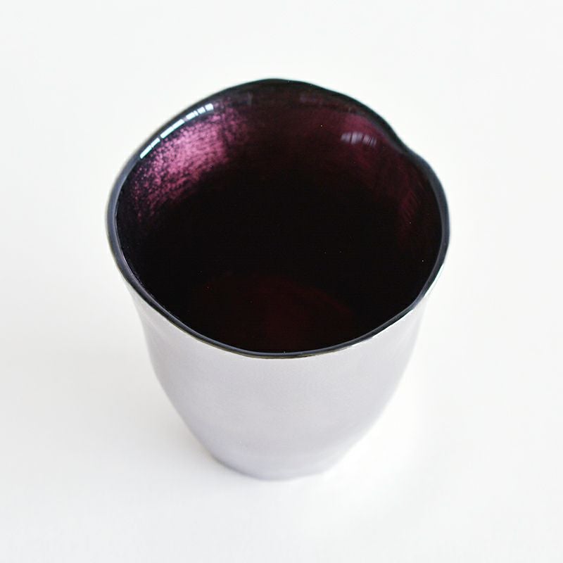銀彩 フリーグラス パープル｜和食器通販｜織部 Online Store【公式】