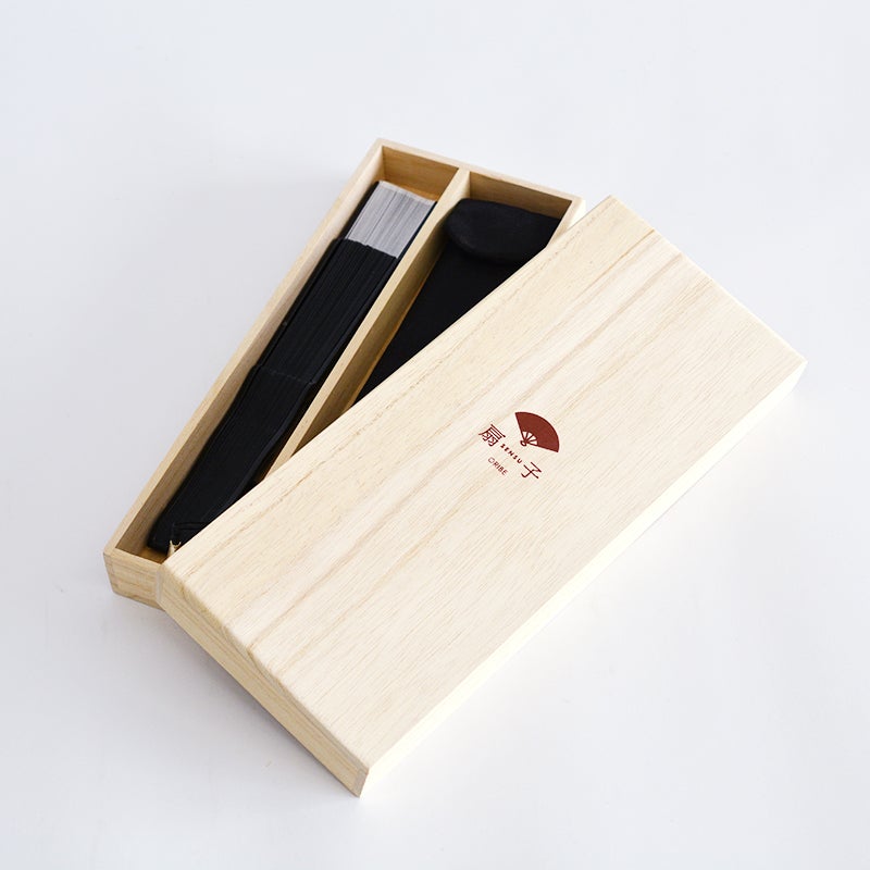 透かし富士扇子 桐箱入 染竹｜和食器通販｜織部 Online Store【公式】