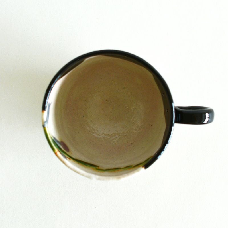 黒織部 草紋マグカップ｜和食器通販｜織部 Online Store【公式】