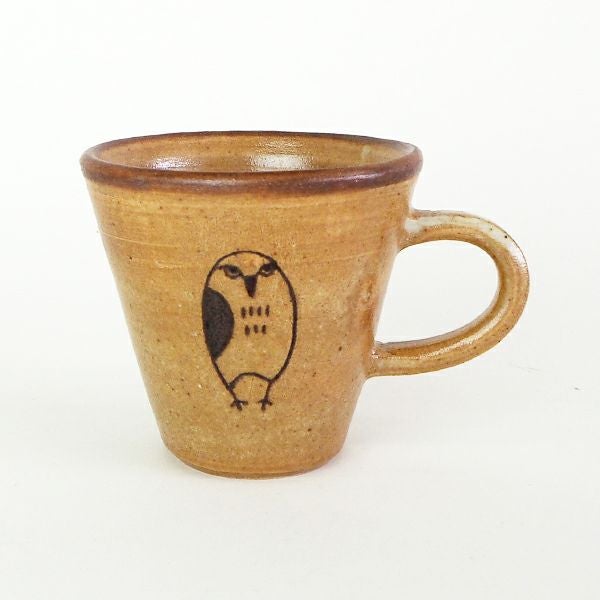 倉知栞里さんの器BROWN ANIMALS マグカップ トリ1