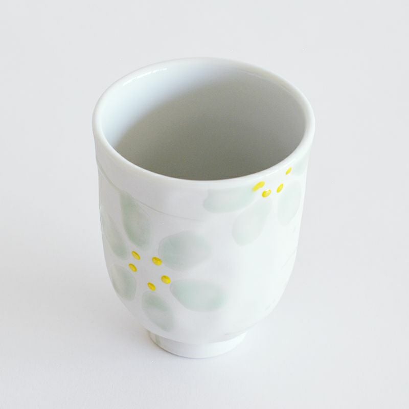 昭英製陶はるか湯呑 大 ミドリ