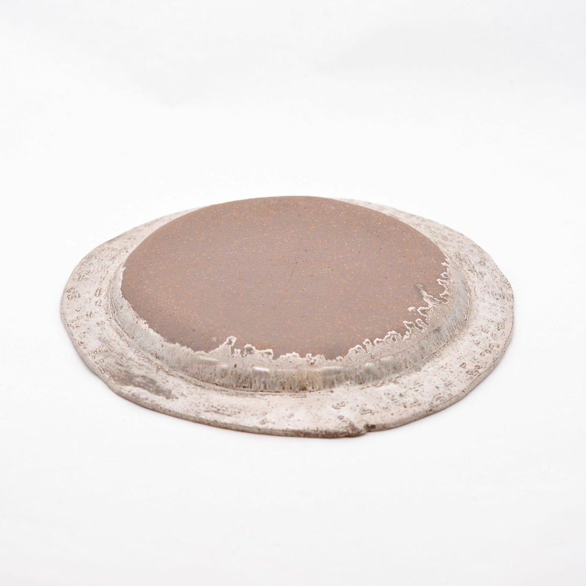 銀彩リム皿(中)