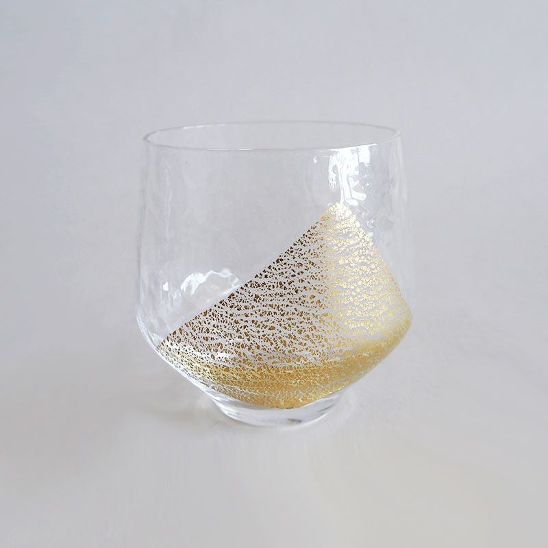江戸硝子 八千代窯 フリーグラス 金箔｜和食器通販｜織部 Online Store