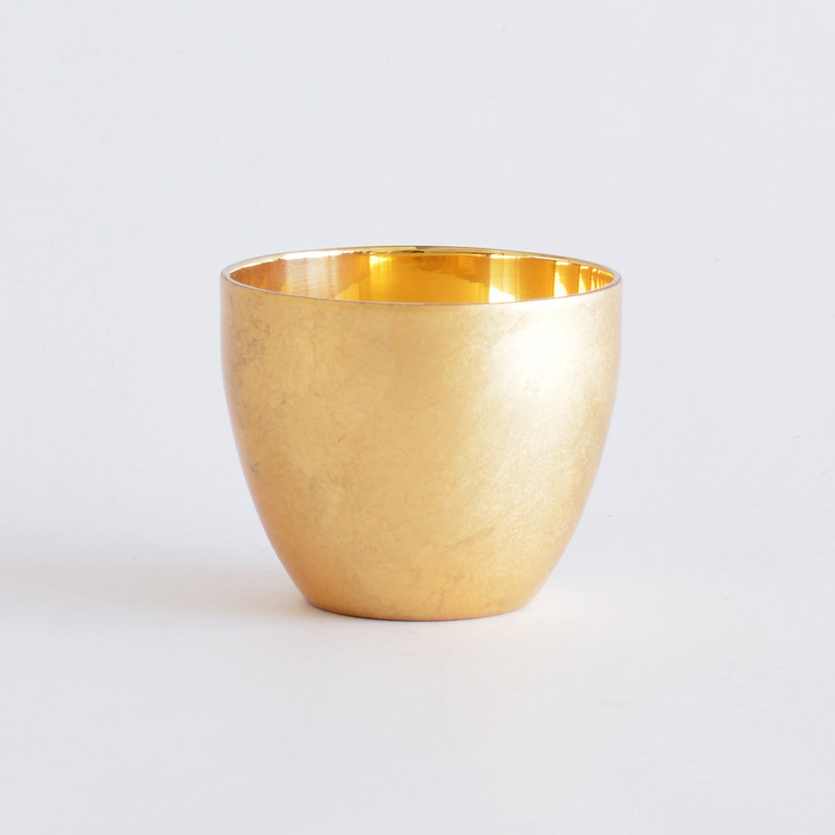 ウチキ 漆磨2重ぐい呑み 箔衣