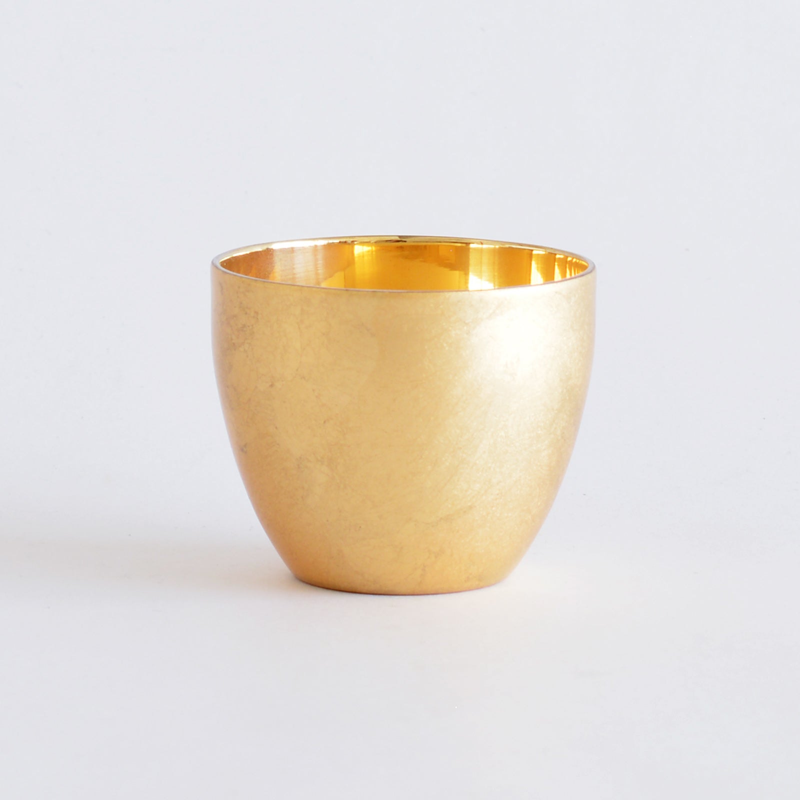 ウチキ 漆磨2重ぐい呑み 箔衣