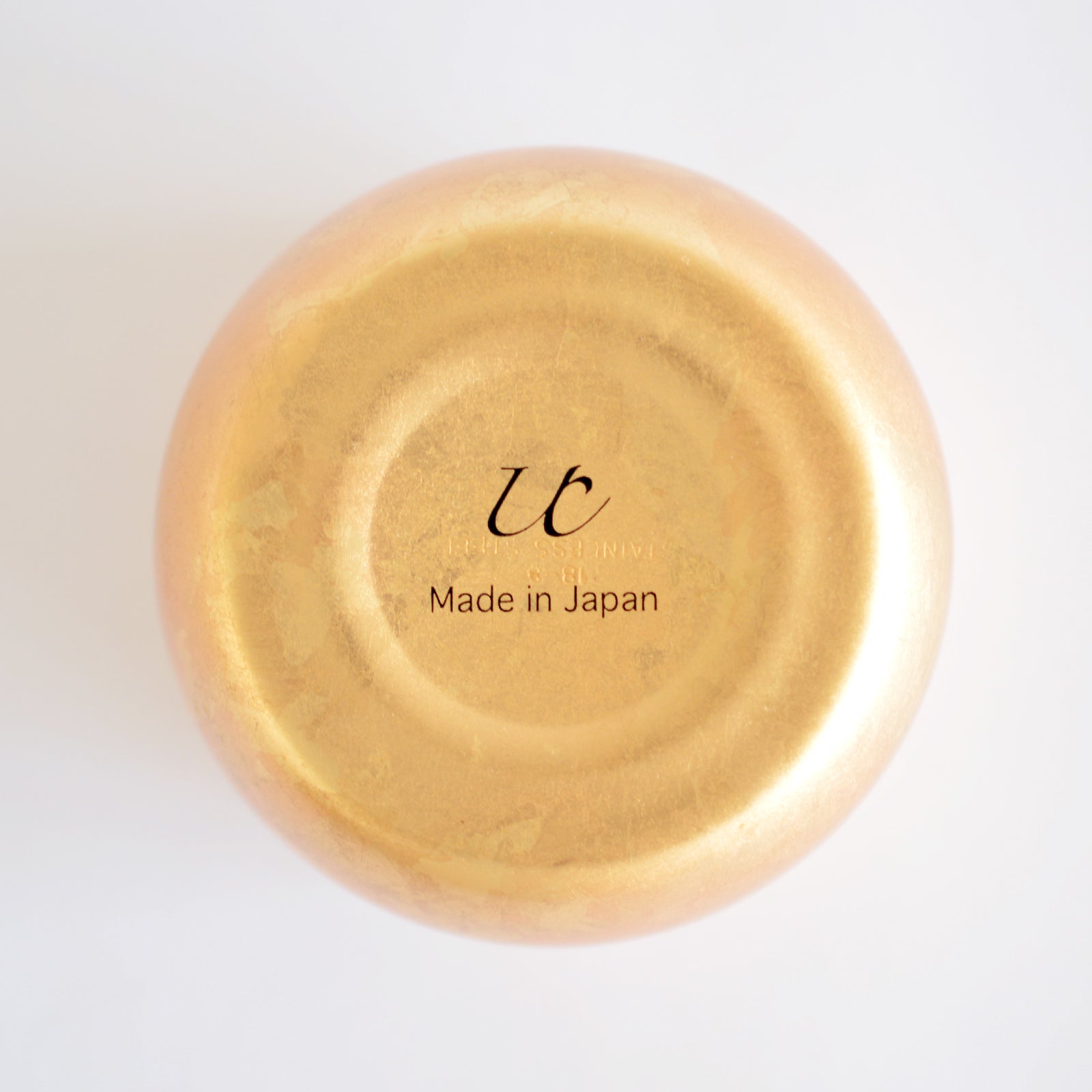 ウチキ 漆磨2重ダルマカップ 箔衣