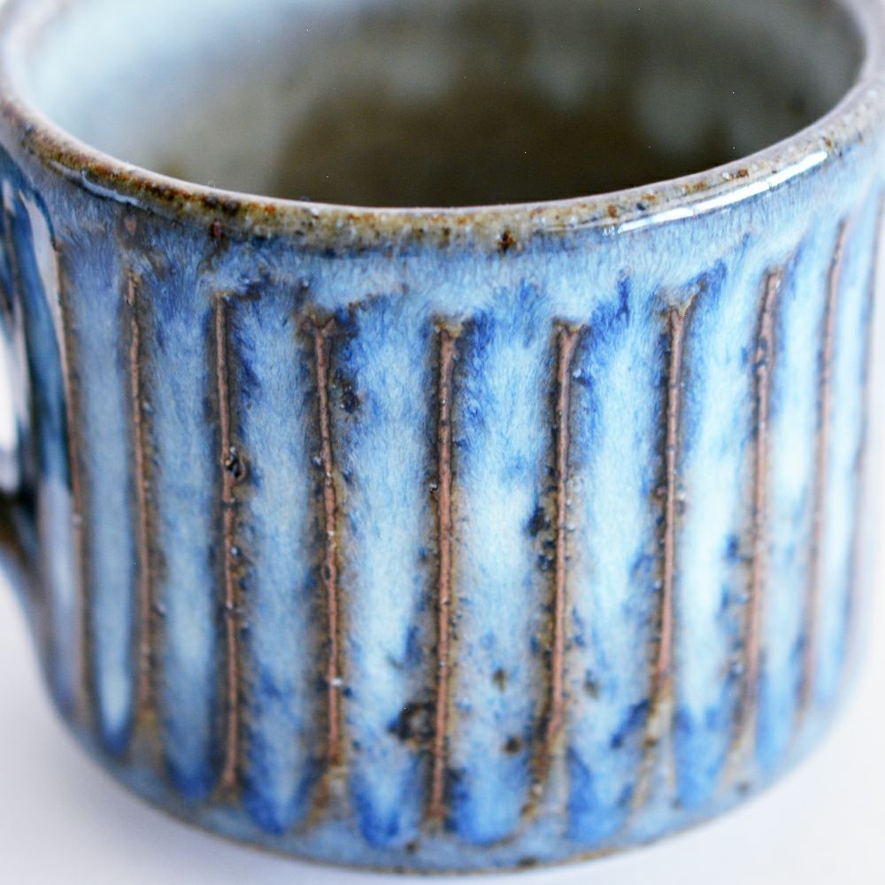 青萩彫 コーヒー碗皿｜和食器通販｜織部 Online Store【公式】