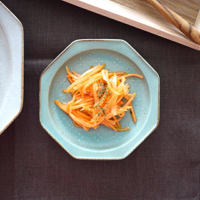 oribe pottery ワイドリム 23 楕円皿 ミント｜和食器通販｜織部 Online