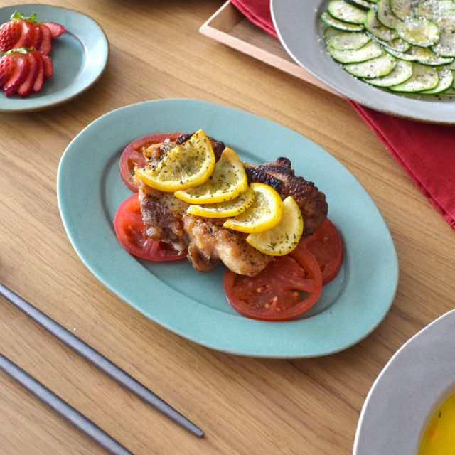 oribe pottery プチオーバルプレートセット｜和食器通販｜織部 Online