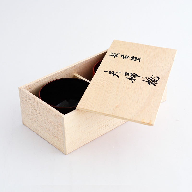 漆塗福寿夫婦汁椀｜和食器通販｜織部 Online Store【公式】