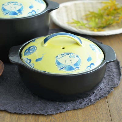 IH うさぎ 丸紋 6.5号 土鍋｜和食器通販｜織部 Online Store【公式】