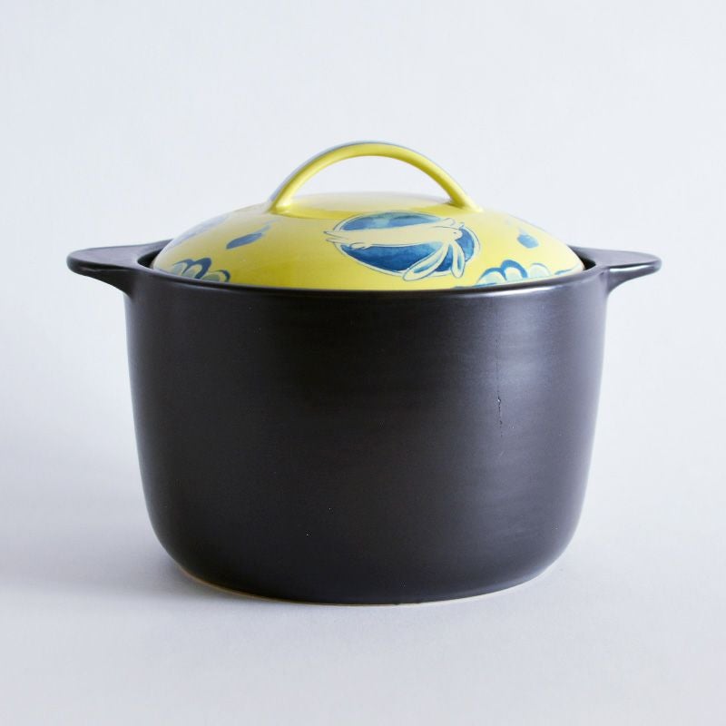 IH うさぎ 丸紋 ごはん炊き 土鍋｜和食器通販｜織部 Online Store【公式】