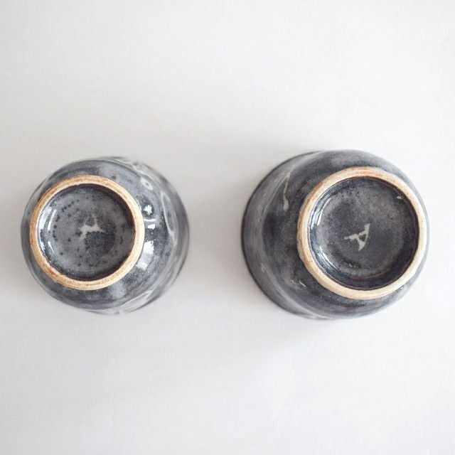 鼠志野 ぶどう 夫婦湯呑｜和食器通販｜織部 Online Store【公式】