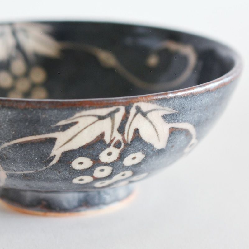 鼠志野 ぶどう 夫婦茶碗｜和食器通販｜織部 Online Store【公式】