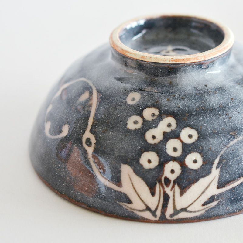 鼠志野 ぶどう 夫婦茶碗｜和食器通販｜織部 Online Store【公式】