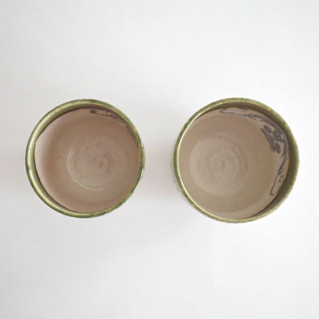 織部 ぶどう 夫婦湯呑｜和食器通販｜織部 Online Store【公式】