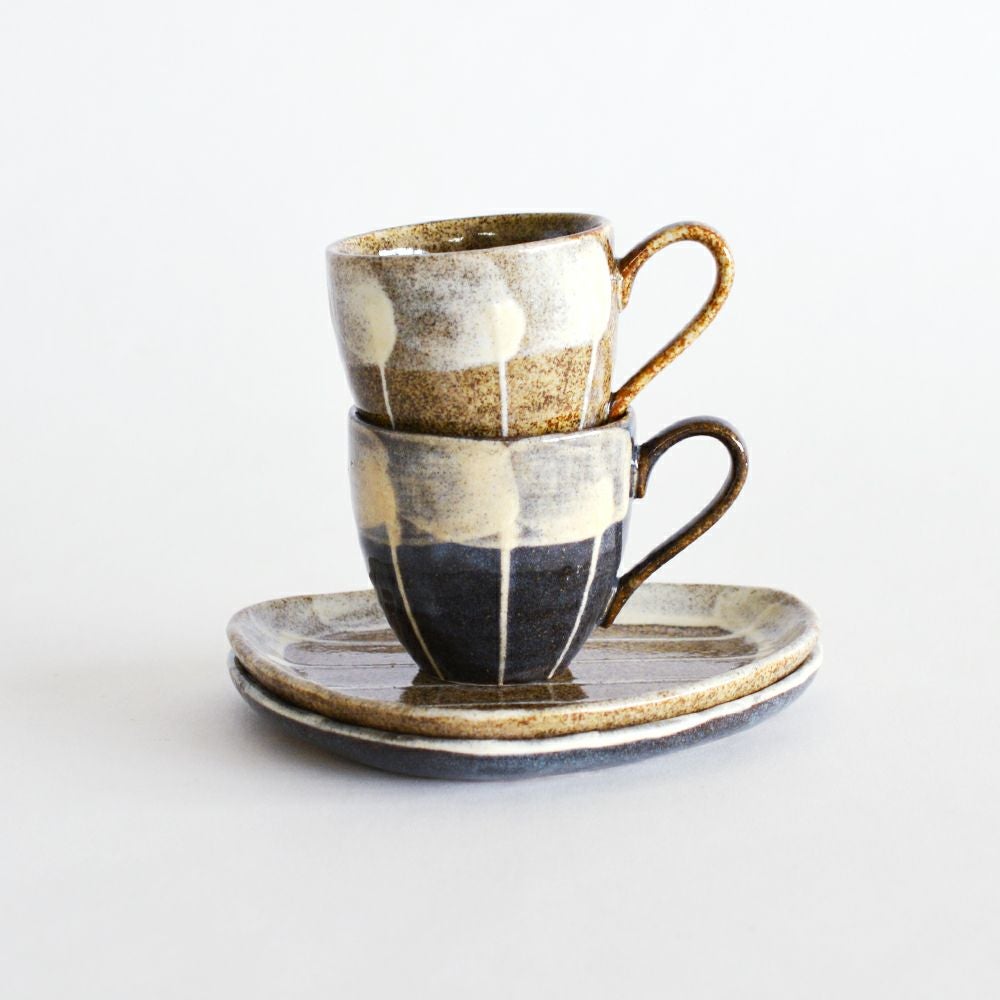 窯変十草 ペア コーヒー｜和食器通販｜織部 Online Store【公式】